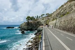 Trail from Levanto to Bonassola, Cinque Terre, Italy